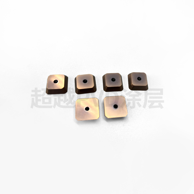 铣刀片镀古铜涂层 东莞超越DLC涂层 东莞超越PVD涂层